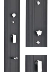 Ducha solar 28l aluminium con brumisador