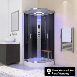 imagen cabina de hidromasaje vapor LW8 Black