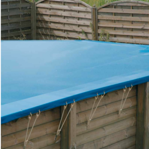 imagen cubierta de seguridad para piscina de madera Sun 4,90 x 3,00m