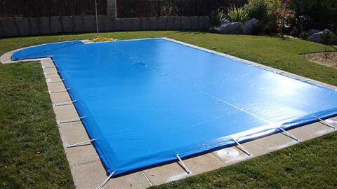 imagen cubrir la piscina