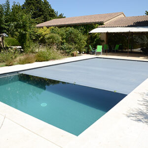 Cubierta automática sumergida Diver 11,98 x 3,93m color Gris