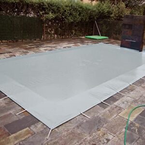 Cobertor de Invierno Color+ 580gr/m2 (Gris/Gris) para piscina de medidas:  3,40m x 2,30m