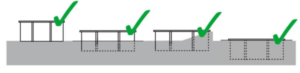imagen Posibles formas de instalación de la piscina
