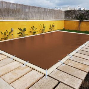 cubierta de PVC marron