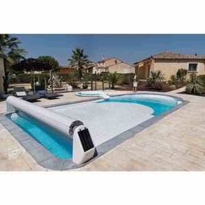 Cubierta automática e-solar con piscina